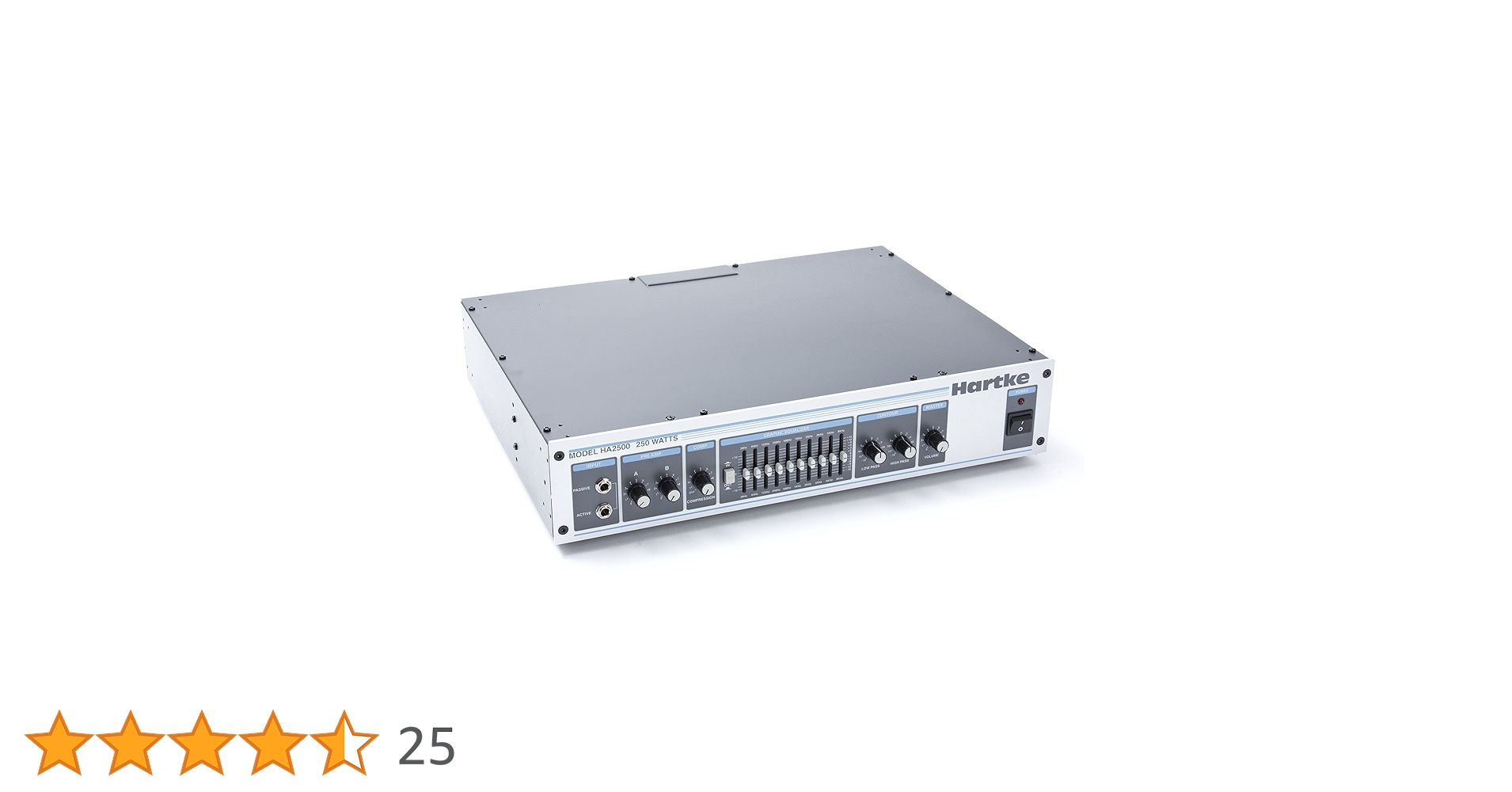 Amazon | Hartke『HA2500』 ベースアンプ・ヘッド 250W/4Ω